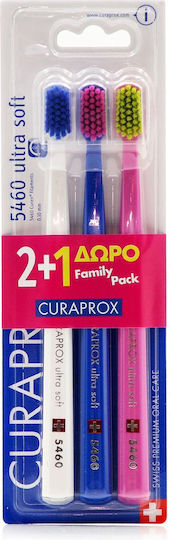 Curaprox Family Pack Zahnbürste Ultraweich Various Colors 3Stück