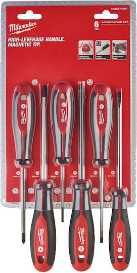 Milwaukee Trilobe Set 2 Magnetic Screwdrivers with 2 Interchangeable Tips
