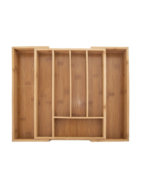 Orion Drawer Cutlery Tray Opening Wooden 35.5x26x4.5cm Brown