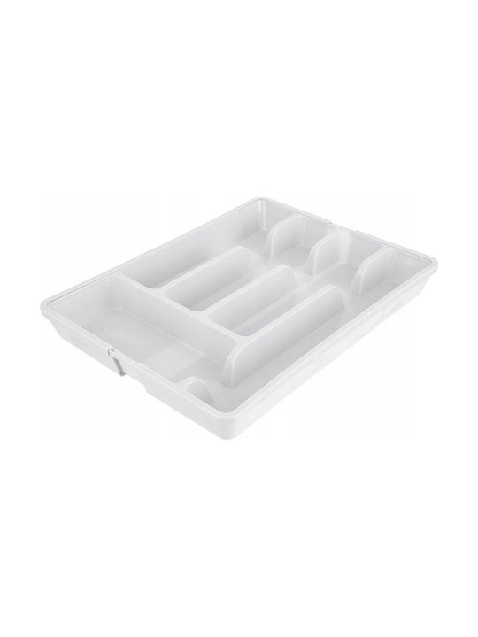 Orion Drawer Cutlery Tray 36.5x27.5x4.5cm White