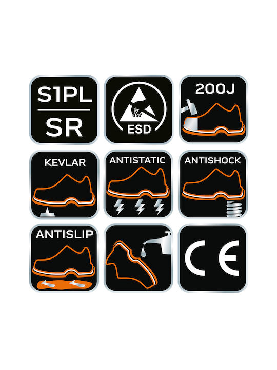 Neo Tools Παπούτσι Ασφαλείας S1 με Πιστοποίηση ESD,SR