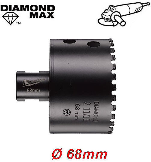 Milwaukee Διαμαντοκορώνα Ξηρής Κοπής με Διάμετρο 68mm για Μέταλλο και Πλακάκι 400gr