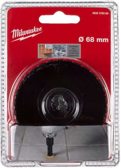 Milwaukee Διαμαντοκορώνα Ξηρής Κοπής με Διάμετρο 68mm για Μέταλλο και Πλακάκι 400gr