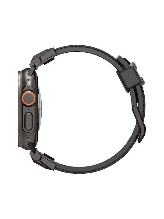 Spigen Durapro Armor Каишка Силикон Черен (Apple Watch 49 мм, 46 мм, 45 мм, 44 мм - Spigen)