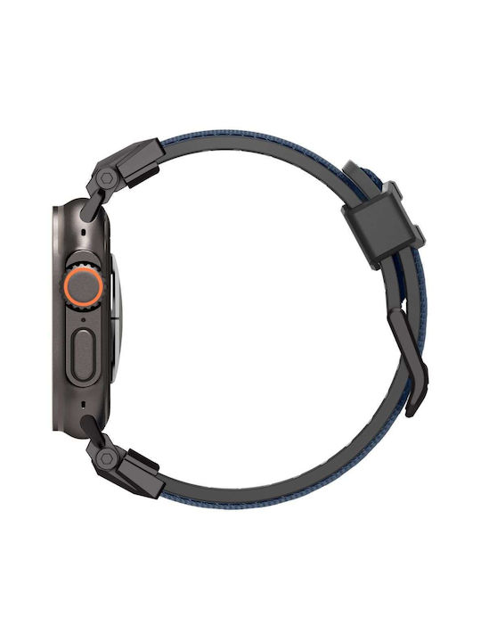 Spigen Durapro Armor Каишка Силикон Тъмносин (Apple Watch 6, 7, 8, 9, 10, SE, Ultra 1, 2)