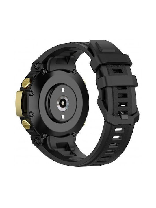 Breatheable Λουράκι Σιλικόνης Xiaomi Amazfit T-rex 3 Black Oem Breatheable Λουράκι Σιλικόνης Xiaomi Amazfit T-rex 3 Black Oem