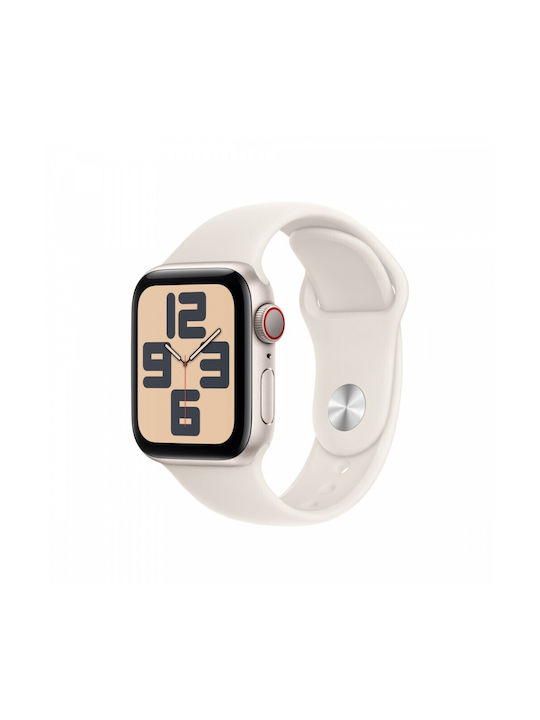 Apple Sport Band 40mm S/M Strap Silicone with Pin Starlight (Apple Watch 38/40/41/42mm)