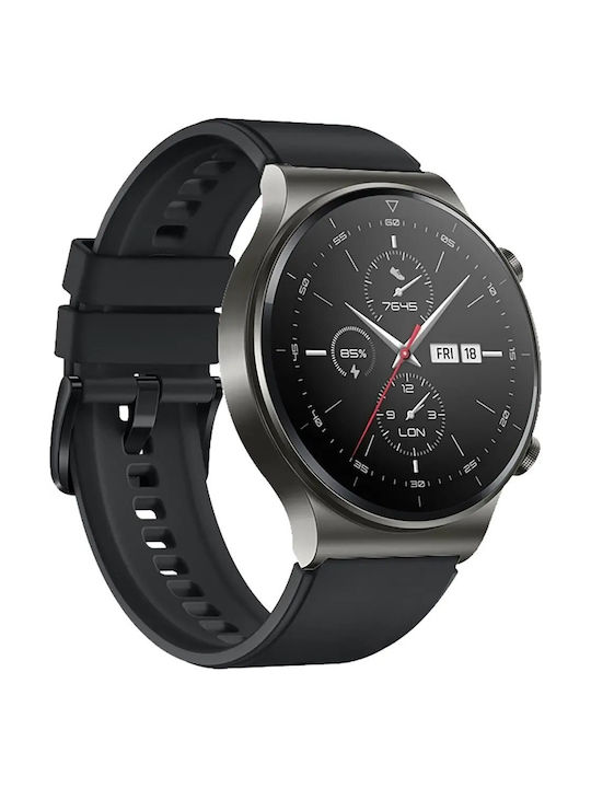 Curea Silicon Negru (Huawei Watch GT 2/3/4, GT 2e) Curea Silicon Negru (Huawei Watch GT 2/3/4, GT 2e)