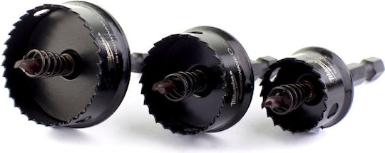 Milwaukee Σετ Ποτηροπρίονα Shockwave με Διάμετρο από 22mm έως 35mm για Μέταλλο