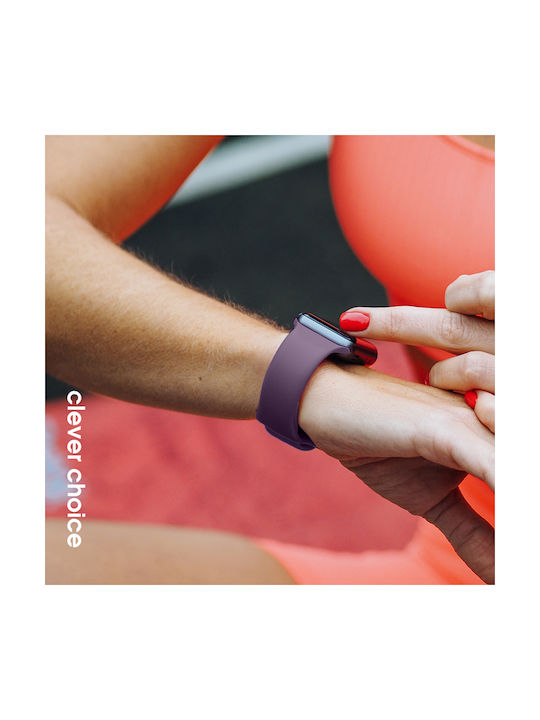 Crong Λουράκι Σιλικόνης με Pin Μωβ (Apple Watch 38/40/41/42 mm, Crong)