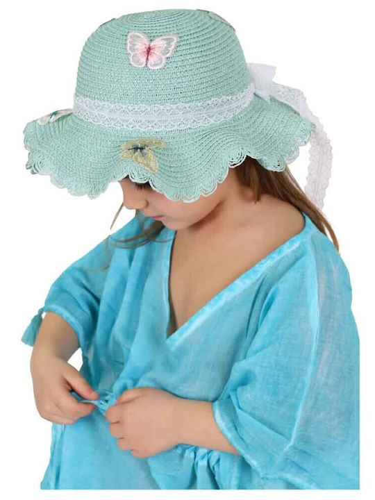 Aquablue Kinderhut Stroh Türkis