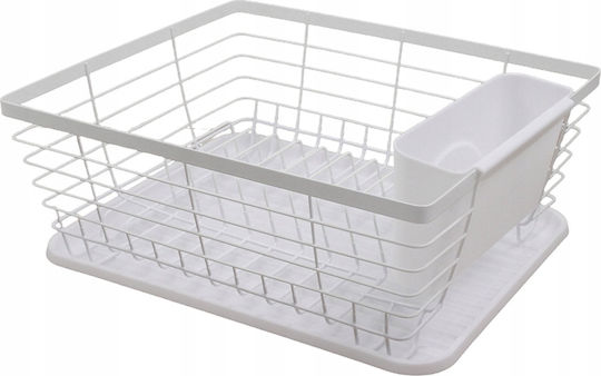 KING Hoff Metallic White Sink Strainer