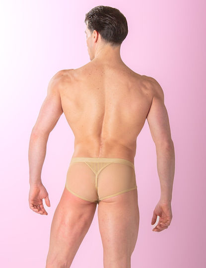 Allure Ανδρικό Sexy Slip Μπεζ