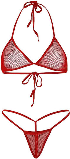 Set Lingerie Annamu Roșu A-1056