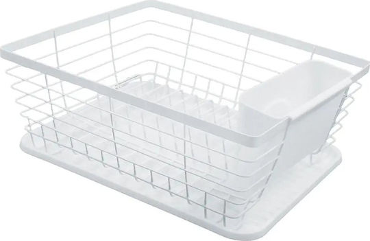 KING Hoff Metallic White Sink Strainer