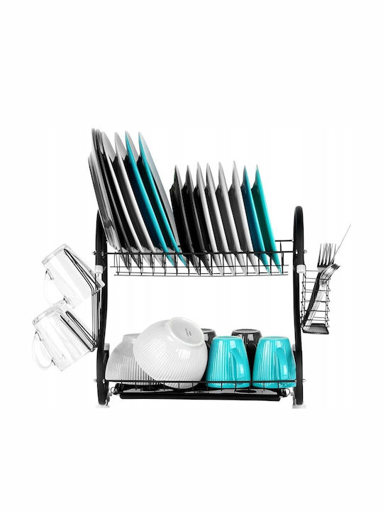 Vilde Metallic Black Sink Strainer 52x24.5x38cm