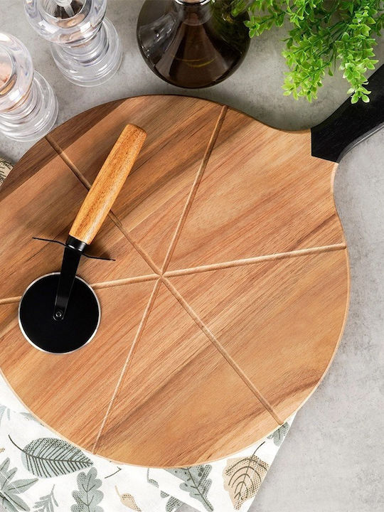 Excellent Houseware Πλατώ Σερβιρίσματος Πίτσας με Χειρολαβή Ξύλινο 42.5x30x1.5εκ. 2τμχ Excellent Houseware Πλατώ Σερβιρίσματος Πίτσας με Χειρολαβή Ξύλινο 42.5x30x1.5εκ. 2τμχ
