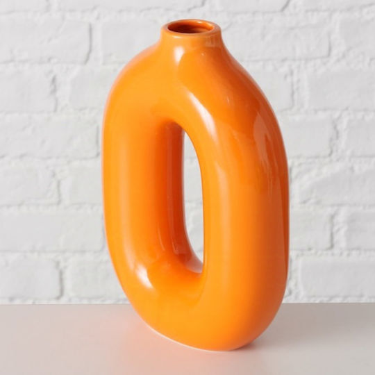 Boltze Керамична Ваза Зелен Ф17.3xВ22.6см