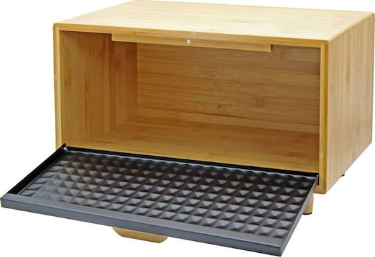 Brunbeste Кутия за хляб с капак от бамбук Бежов 35.5x20x21.5см
