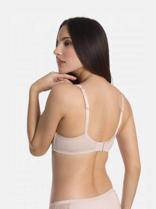 Bra without Padding Underwire Nude