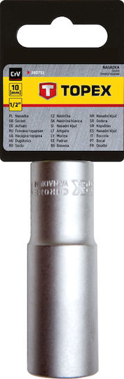 Topex Nuss Sechskant Spritzfilter Wasserhahn mit Vierkant-Antrieb 1/2" Durchmesser 1/2" 1Stück