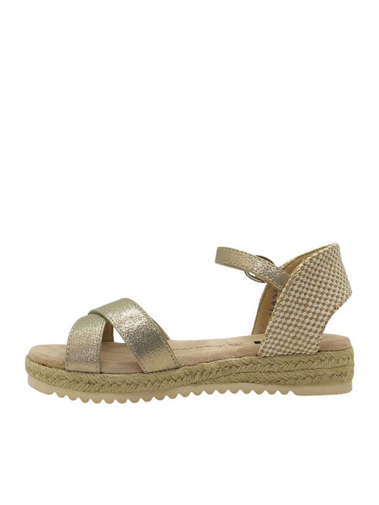 Teen Espadrille Sandals Xti 151191 Gold