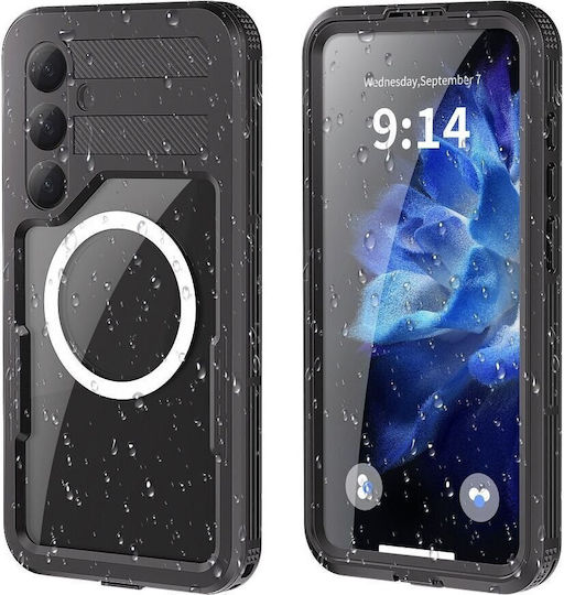 360 Vollschutz Silikon / Kunststoff Wasserdicht Schwarz (Galaxy S25+)