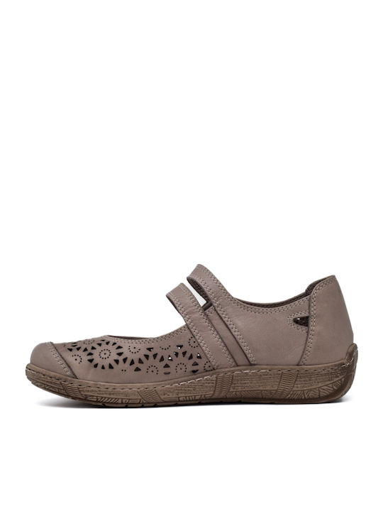 Gabor Damen Ballerinas Aus Leder Anatomisch Braune