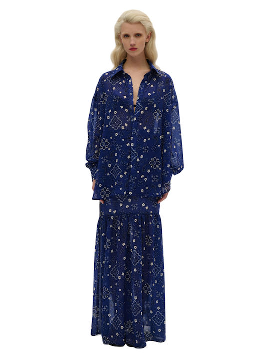 Maxi Skirt Blue
