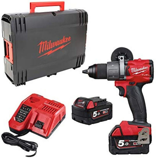Milwaukee M18 FPD2-502X Schlagbohrmaschinen Bohrschrauber Batterie Bürstenlos 18V 2x5Ah