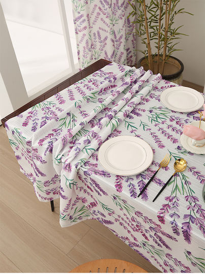 Față de masă Lavender, Purple, White 140x150cm