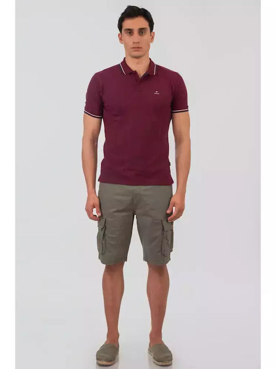 Polo T-shirt Dark Raspberry