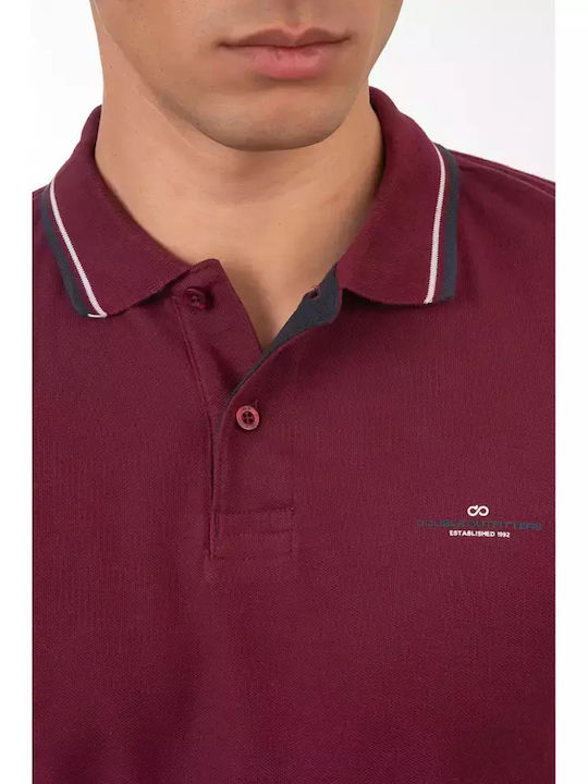 Polo T-shirt Dark Raspberry