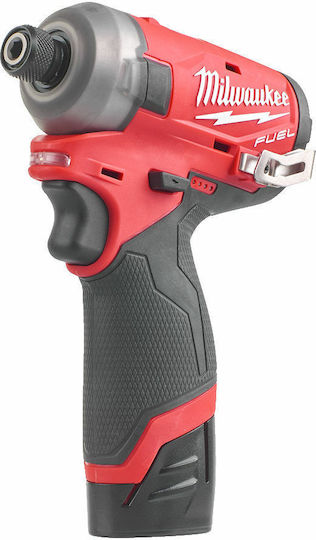 Milwaukee M12 FQID-202X Șurubelniță Cu Impact Cu Baterie 10.8V 2x2Ah
