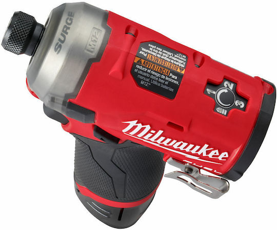 Milwaukee M12 FQID-202X Șurubelniță Cu Impact Cu Baterie 10.8V 2x2Ah