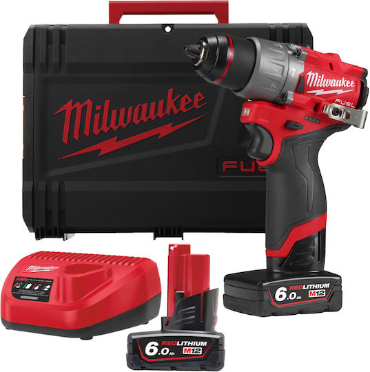 Milwaukee FPD2-602X Κρουστικό Δραπανοκατσάβιδο Μπαταρίας 10.8V 2x6Ah