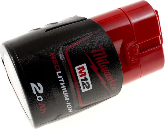 Milwaukee Батерия за Инструменти Литиеви 12V с Капацитет 2Ах M12b2
