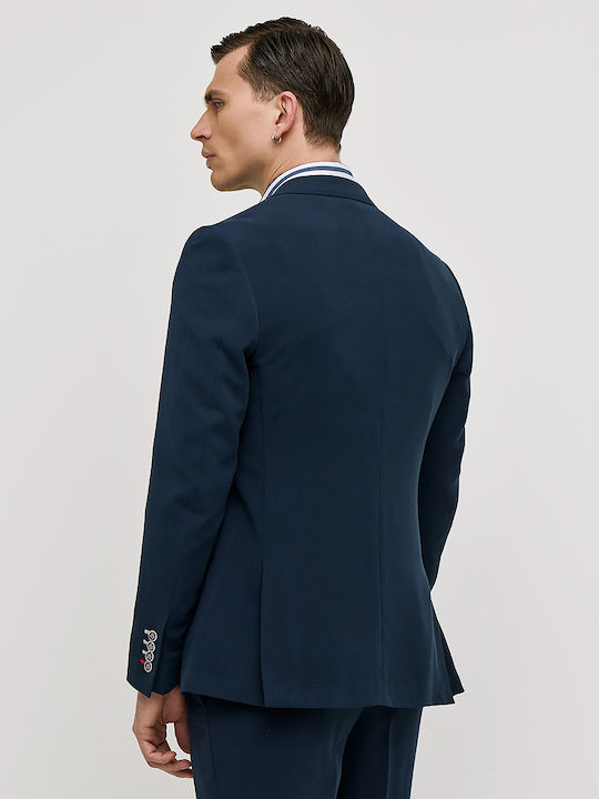 Sommer Herrenanzugsjacke Blau