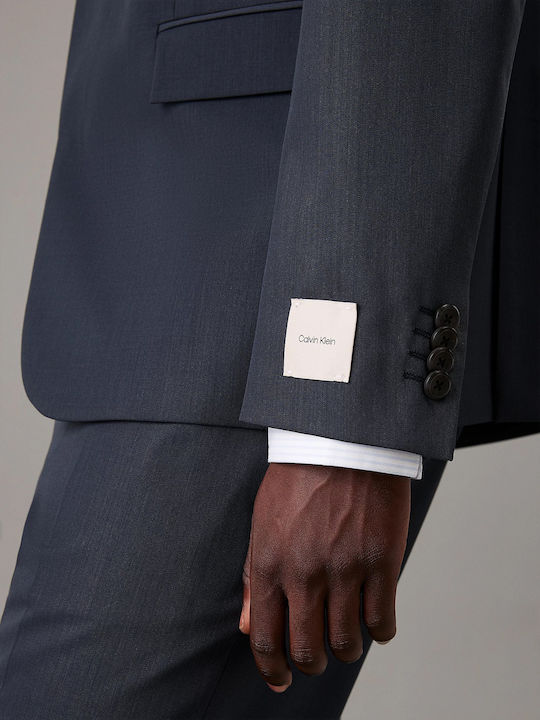 Sacou bărbați cu croială strâmtă Calvin Navy