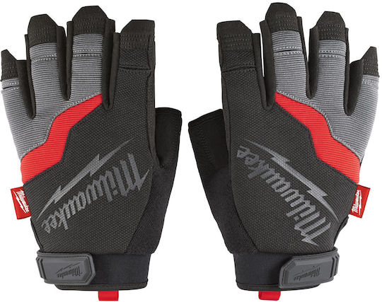 Milwaukee Gloves for Work Gray Leather 1pcs