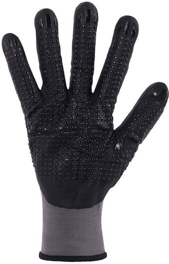 Axon Mănuși de Lucru Negre Nitril/PVC 1buc