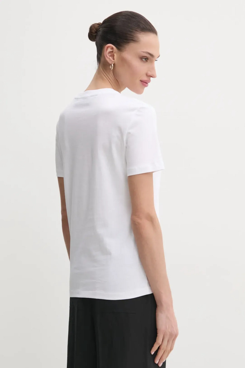 Tシャツ・カットソー JUST CAVALLI Woman T-Shirt White 78PAHE15CJ110 G03 Just Cavalli Women's T-shirt White 78PAHE13CJ110-G03