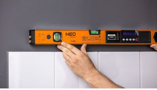 Neo Tools 71-200 Wasserwaage Aluminium Elektronisch 60cm