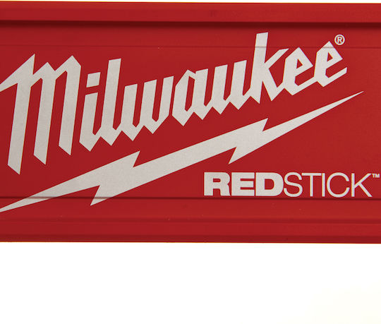 Milwaukee Redstick Backbone 180 Magnetic Αλφάδι Μαγνητικό 180εκ. με 3 Μάτια