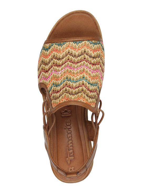 Women's Leather Platform Shoes Multicolour