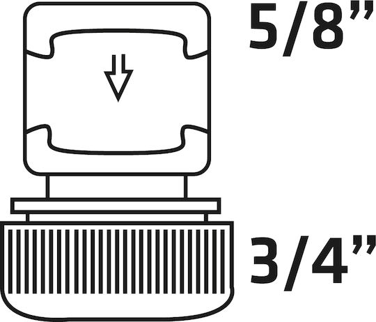 Verto 15G732-30 Schnellverbinder Wasserrohr 19mm 30pcs Grün