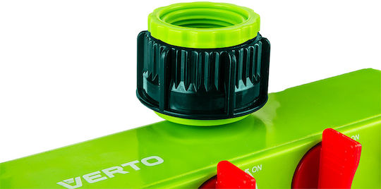 Verto 15G761 Διανομέας Ποτίσματος 4 Εξόδων με Διακόπτη