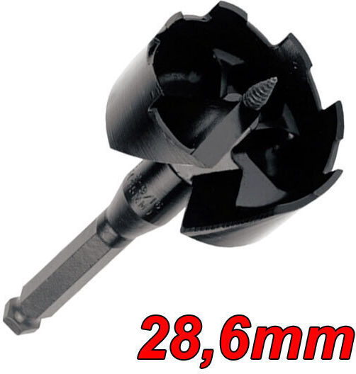 Milwaukee Fostner Κοπτικό Εξάρτημα Εργαλείου για Ξύλο 28.6mm