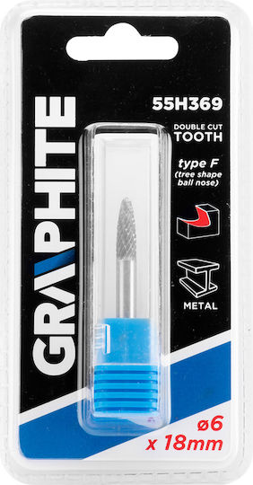 Graphite Φρέζα Καρβιδίου για Μέταλλο \ Αλουμίνιο \ Πλαστικό 18mm
