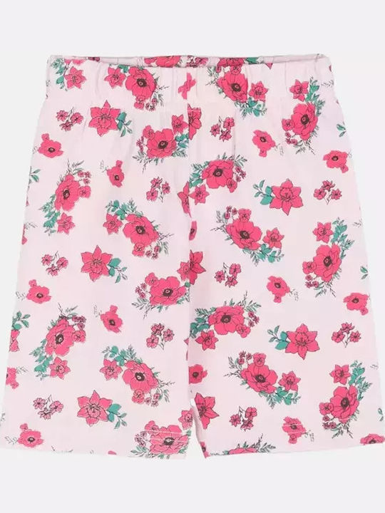 Joyce Set Kinder Leggings Radfahren Kurz Pink and green Fairy World